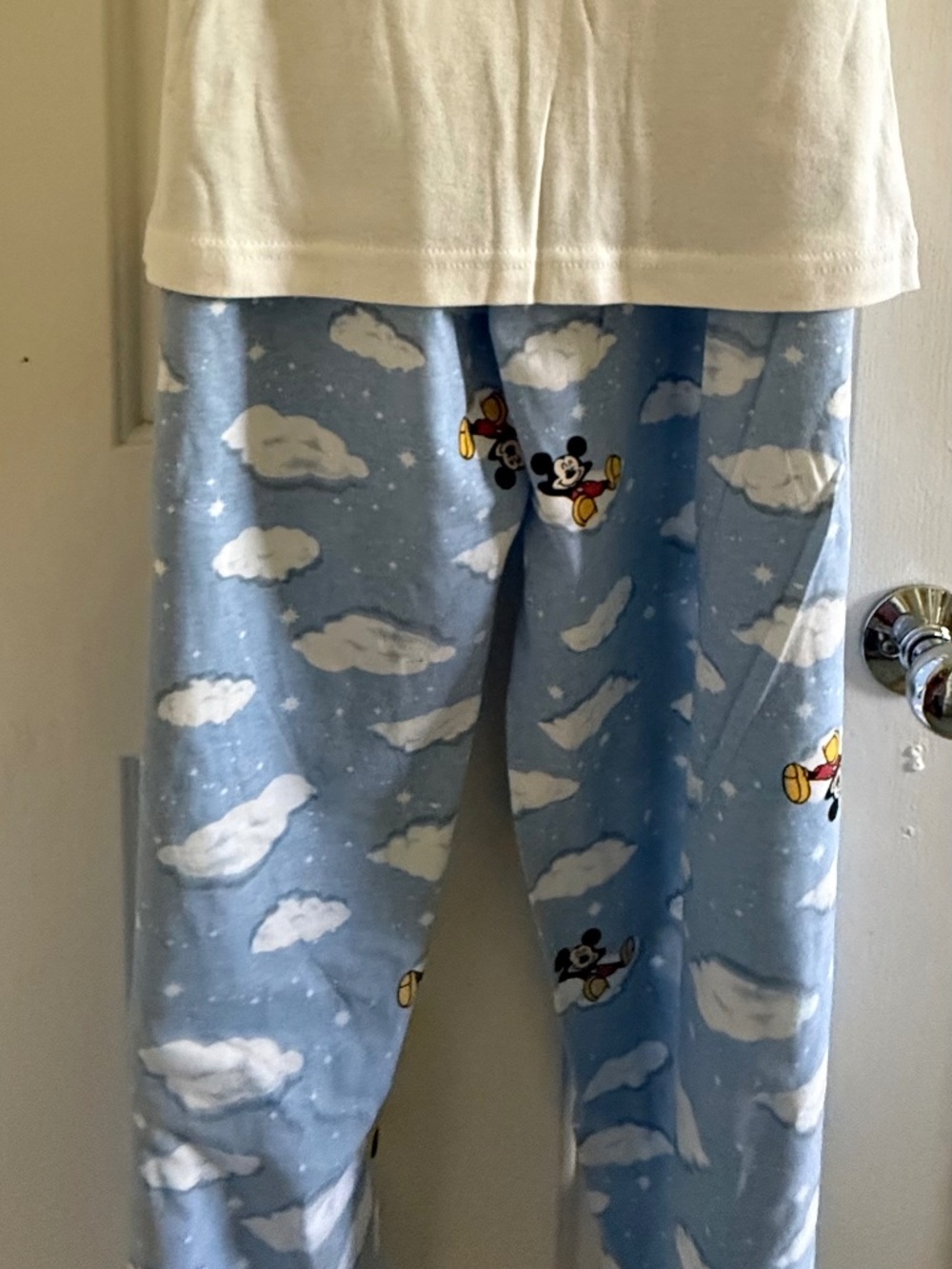NEW "DISNEY MICKEY " 2 PC PJS': TANK TOP W/ LONG PANT. SIZE XL GIRL - Picture 3 of 4